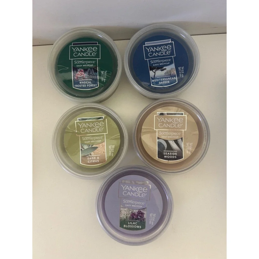 Yankee Candle Scenterpiece Easy Melt Cup 2.2 oz Lot of 10 Different Scents